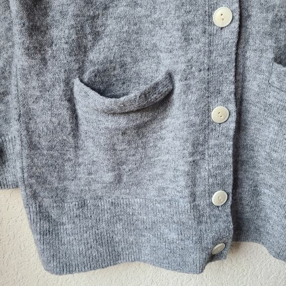 J Crew Alpaca Boyfriend Cardigan Sweater Size S - Picture 7 of 9